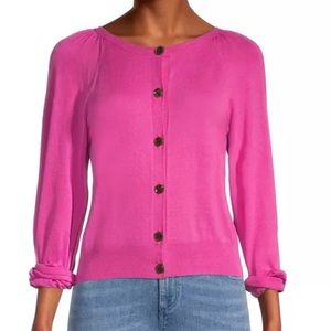 Ann Taylor ballooned sleeve cardigan